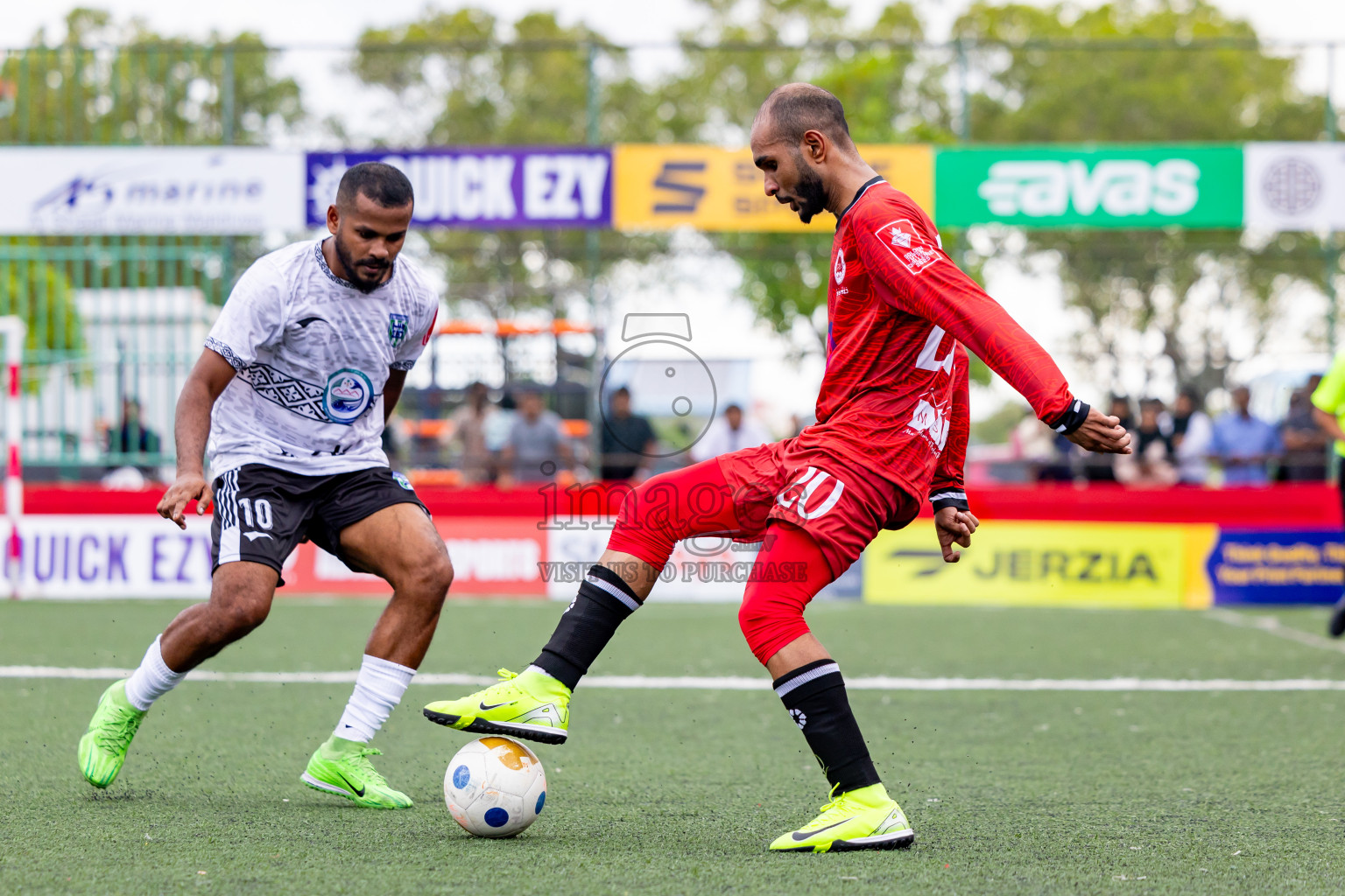GDh Madaveli vs GDh Faresmaathodaa in Day 12 of Golden Futsal Challenge 2025 was held on Thursday, 16th January 2025, in Hulhumale', Maldives Photos: Nausham Waheed  / images.mv