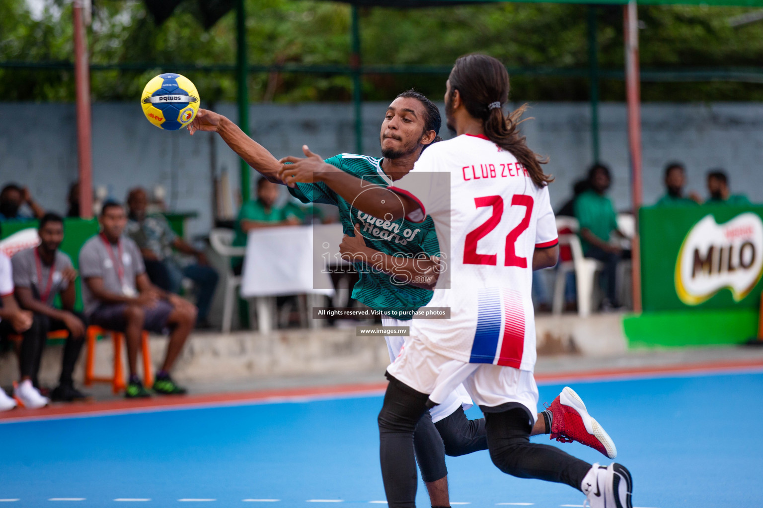 Milo 8th National Handball Tournament Day3, 17th December 2021, at Handball Ground, Male', Maldives. Photos by Shuu Abdul Sattar