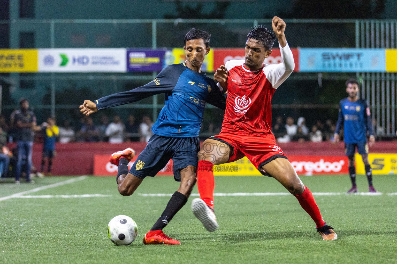 TH Guraidhoo  vs TH Madifushi in Day 3 of Golden Futsal Challenge 2024 was held on Wednesday, 17th January 2024, in Hulhumale', Maldives Photos: Nausham Waheed / images.mv