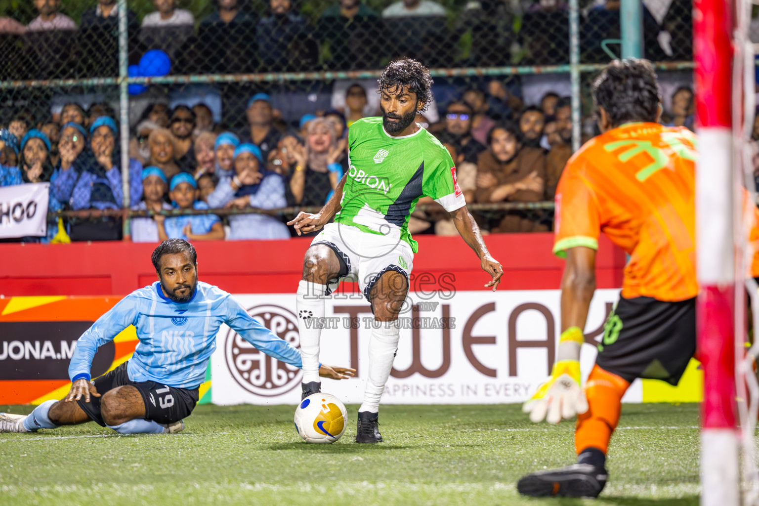 HDh Naivaadhoo vs HDh Neykurendhoo in Haa Dhaalu Atoll Finals Day 28 of Golden Futsal Challenge 2025 was held on Saturday , 1st February 2025, in Hulhumale', Maldives. Photos: Ismail Thoriq / images.mv