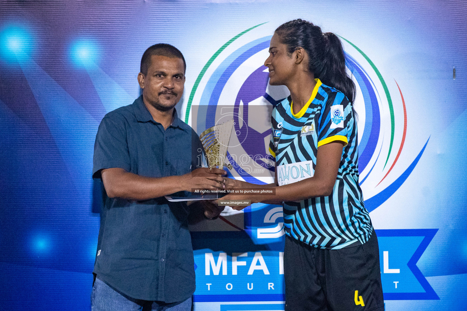 Final of MFA Futsal Tournament 2023 on 10th April 2023 held in Hulhumale'. Photos: Nausham waheed /images.mv