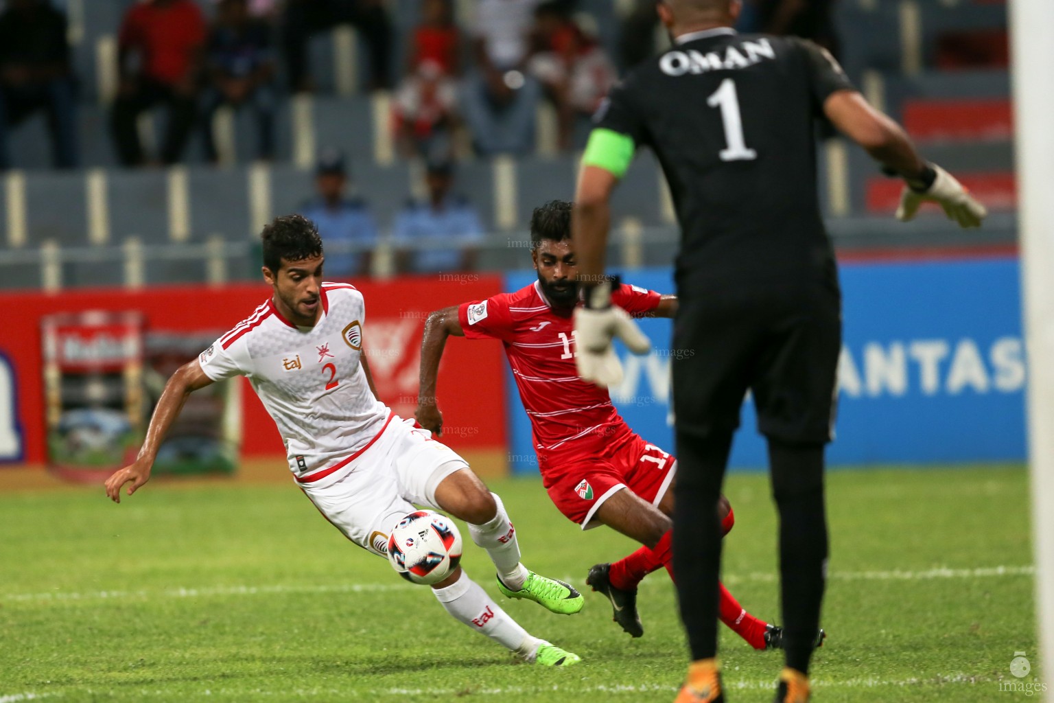 Asian Cup Qualifier between Maldives and Oman in National Stadium, on 10 October 2017 Male' Maldives. ( Images.mv Photo: Abdulla Abeedh )