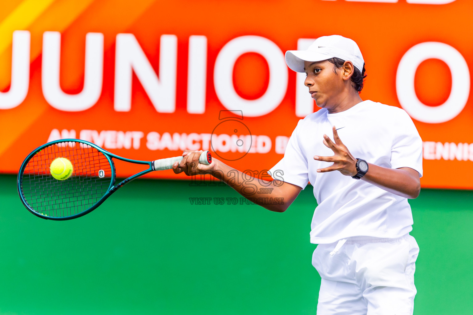 Day 1 of ATF Maldives Junior Open Tennis was held in Male' Tennis Court, Male', Maldives on Monday, 9th December 2024. Photos: Nausham Waheed / images.mv