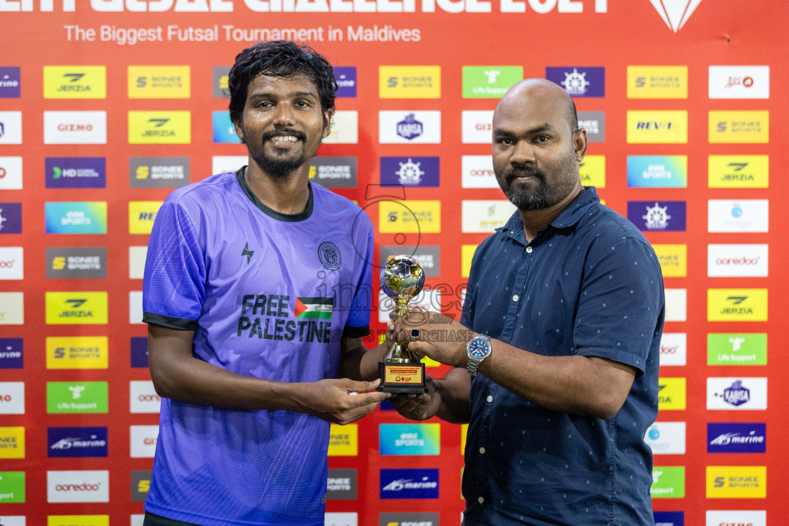 HDh Kulhudhuffushi vs HDh Neykurendhoo in Day 10 of Golden Futsal Challenge 2024 was held on Tuesday, 23rd January 2024, in Hulhumale', Maldives Photos: Nausham Waheed / images.mv