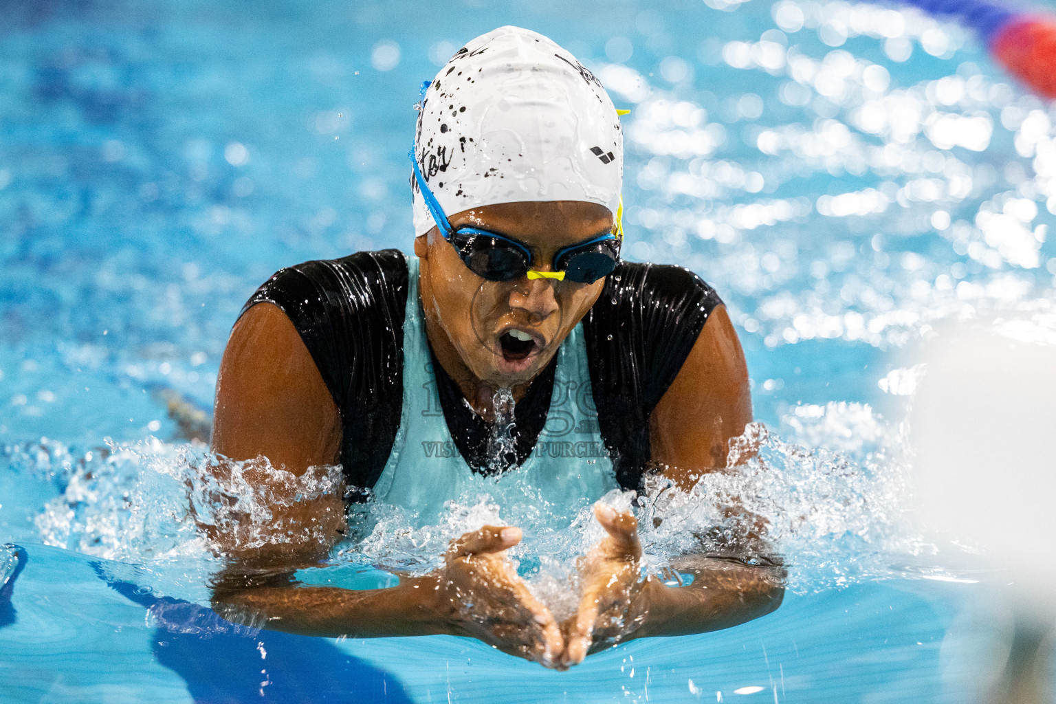 Day 7 of National Swimming Competition 2024 held in Hulhumale', Maldives on Thursday, 19th December 2024.
Photos: Ismail Thoriq / images.mv