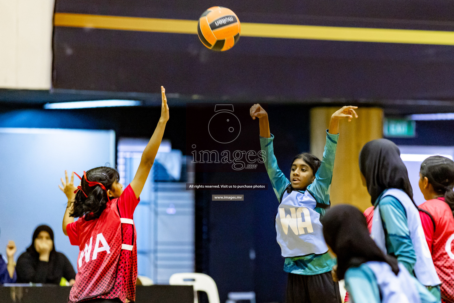 Day 8 of 24th Interschool Netball Tournament 2023 was held in Social Center, Male', Maldives on 3rd November 2023. Photos: Hassan Simah, Nausham Waheed / images.mv