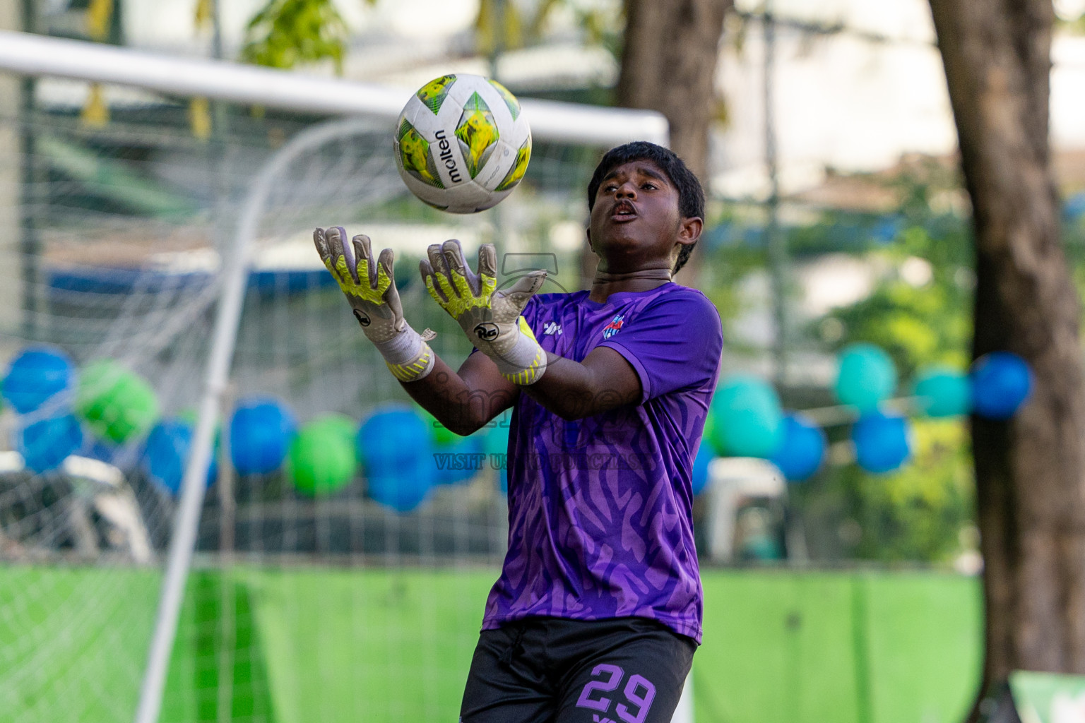 Day 4 of MILO Academy Championship 2024 (U-14) was held in Henveyru Stadium, Male', Maldives on Sunday, 3rd November 2024. Photos: Hassan Simah / Images.mv