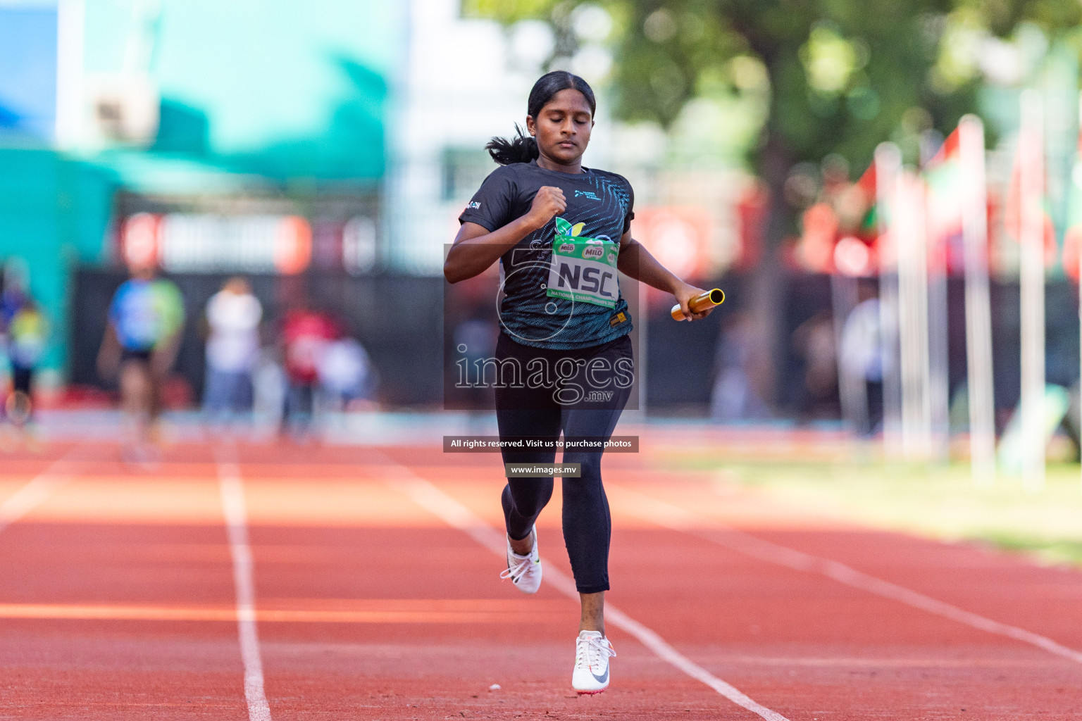 Day 3 of National Athletics Championship 2023 was held in Ekuveni Track at Male', Maldives on Saturday, 25th November 2023. Photos: Nausham Waheed / images.mv