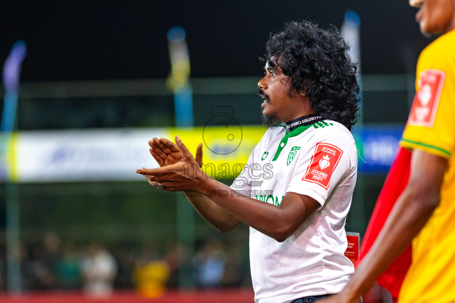 GDh. Vaadhoo VS GDh. Gadhdhoo in Day 23 of Golden Futsal Challenge 2024 was held on Tuesday , 6th February 2024 in Hulhumale', Maldives 
Photos: Hassan Simah / images.mv