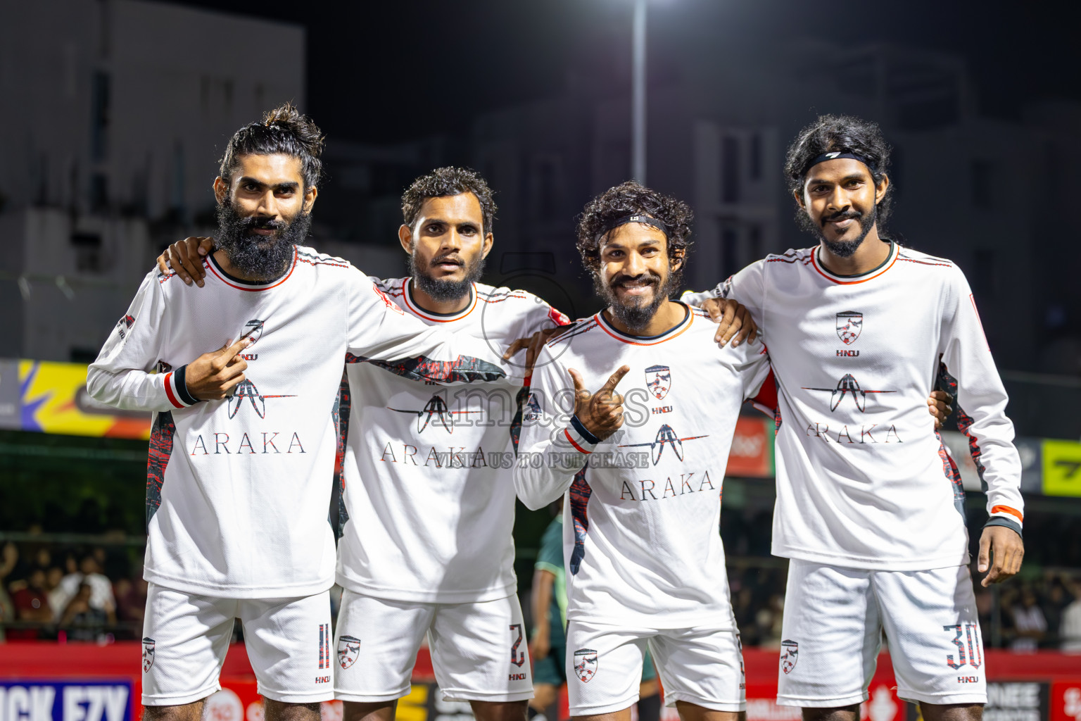 Sh Milandhoo vs R Inguraidhoo in Zone Round on Day 27 of Golden Futsal Challenge 2025 was held on Friday , 31st January 2025, in Hulhumale', Maldives. Photos: Ismail Thoriq / images.mv