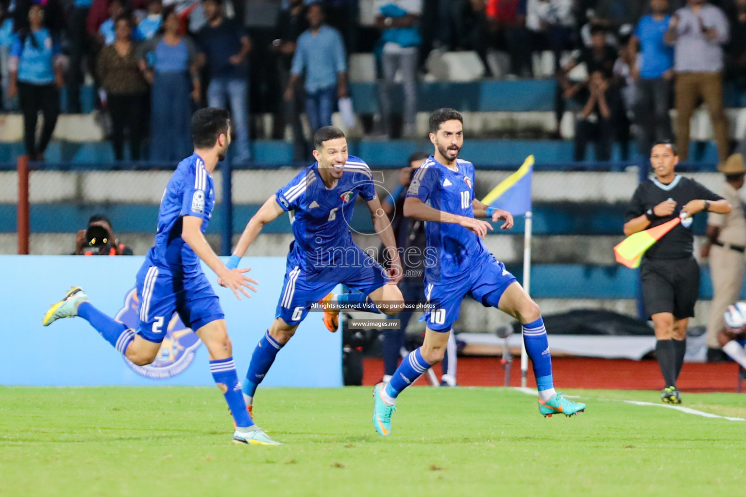 Kuwait vs India in the Final of SAFF Championship 2023 held in Sree Kanteerava Stadium, Bengaluru, India, on Tuesday, 4th July 2023. Photos: Nausham Waheed, Hassan Simah / images.mv