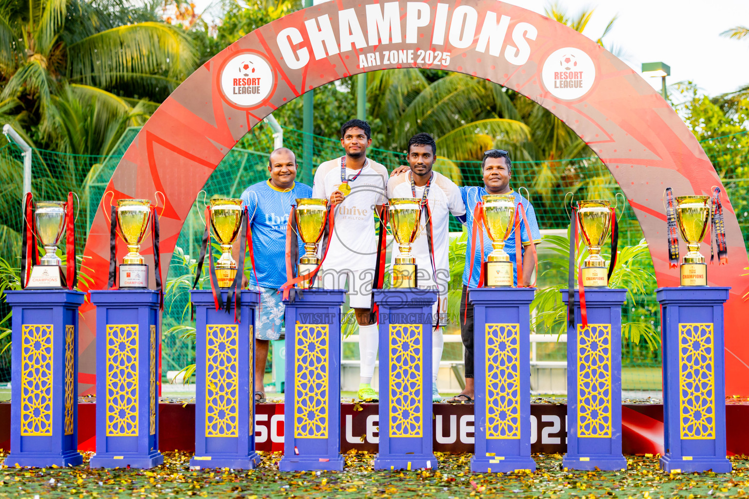 Barcelo vs Conrad in the Final of Resort League 2025 (Ari Zone) was held on Sunday, 28th June 2025 in Conrad Maldives Rangali Island, Alif Dhaalu Atoll, Maldives. Photos: Nausham Waheed / images.mv