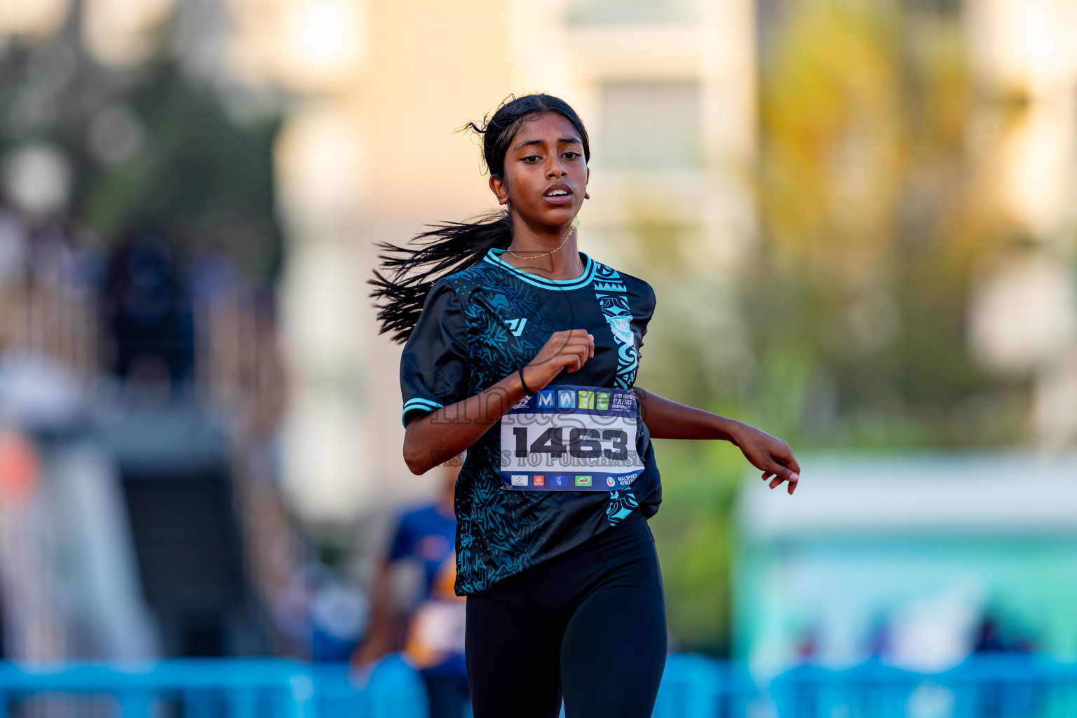 Day 4 of MWSC Interschool Athletics Championships 2024 held in Hulhumale Running Track, Hulhumale, Maldives on Tuesday, 12th November 2024. Photos by: Nausham Waheed / Images.mv