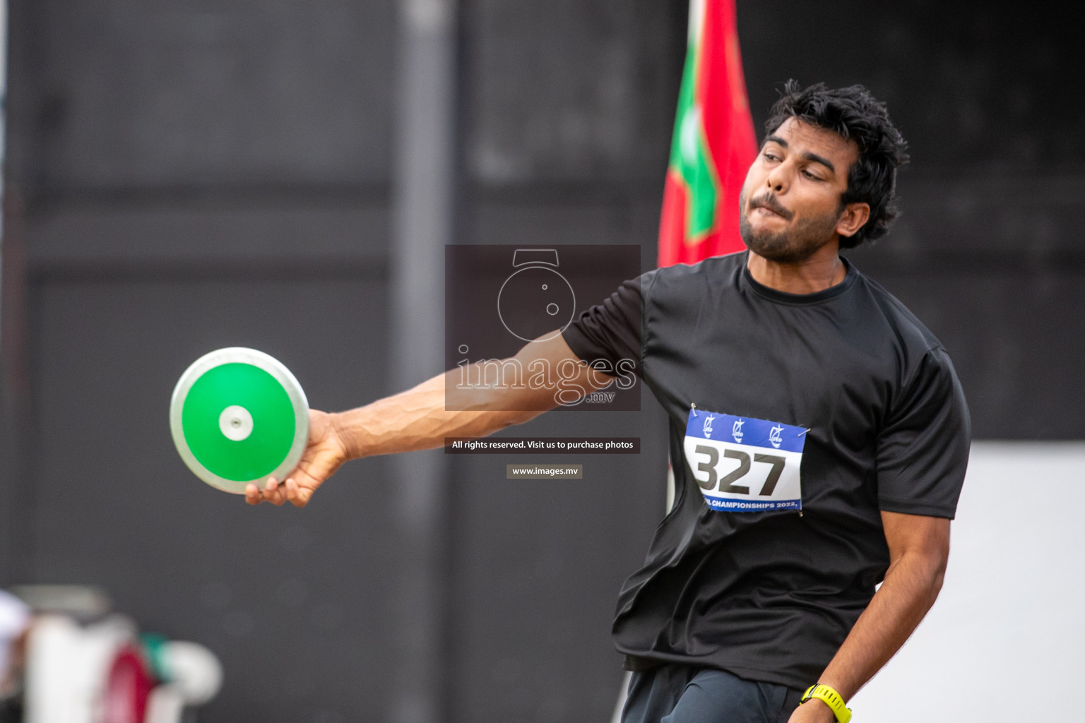 Day 2 of National Athletics Championship 2023 was held in Ekuveni Track at Male', Maldives on Friday, 24th November 2023. Photos: Hassan Simah / images.mv