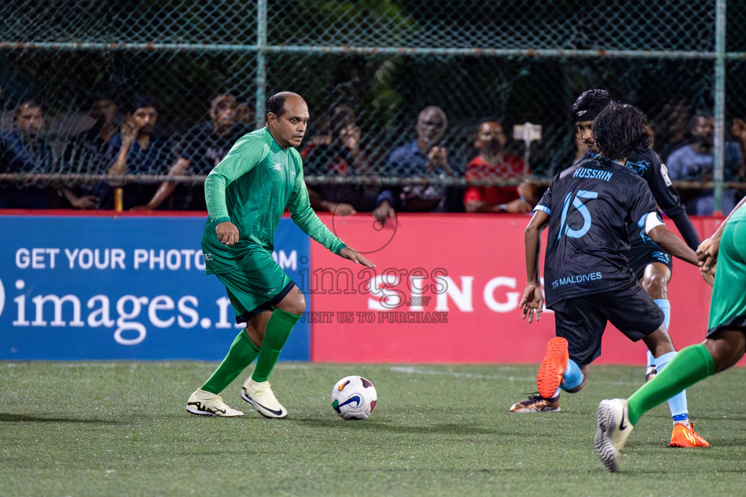 CLUB TTS vs Baros Maldives in Club Maldives Cup 2024 held in Rehendi Futsal Ground, Hulhumale', Maldives on Monday, 23rd September 2024. 
Photos: Hassan Simah / images.mv