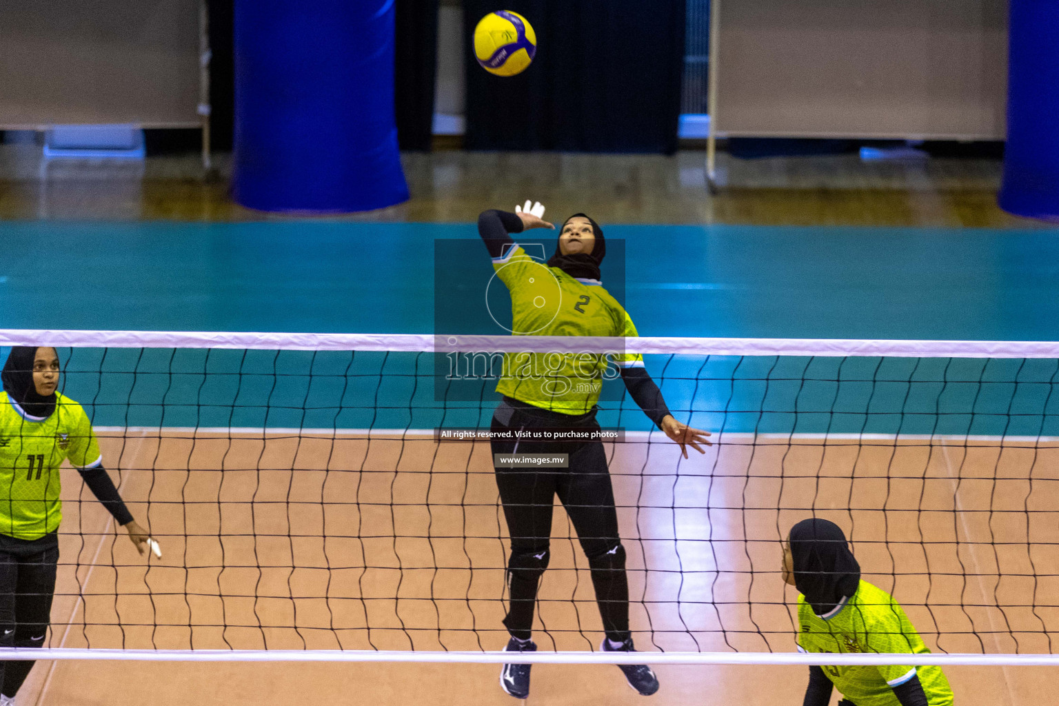 Volleyball Association Cup 2022-Women's Division-Match Day 5 was held in Male', Maldives on Friday, 27th May 2022 at Social Center Indoor Hall Photos By: Ismail Thoriq/images.mv