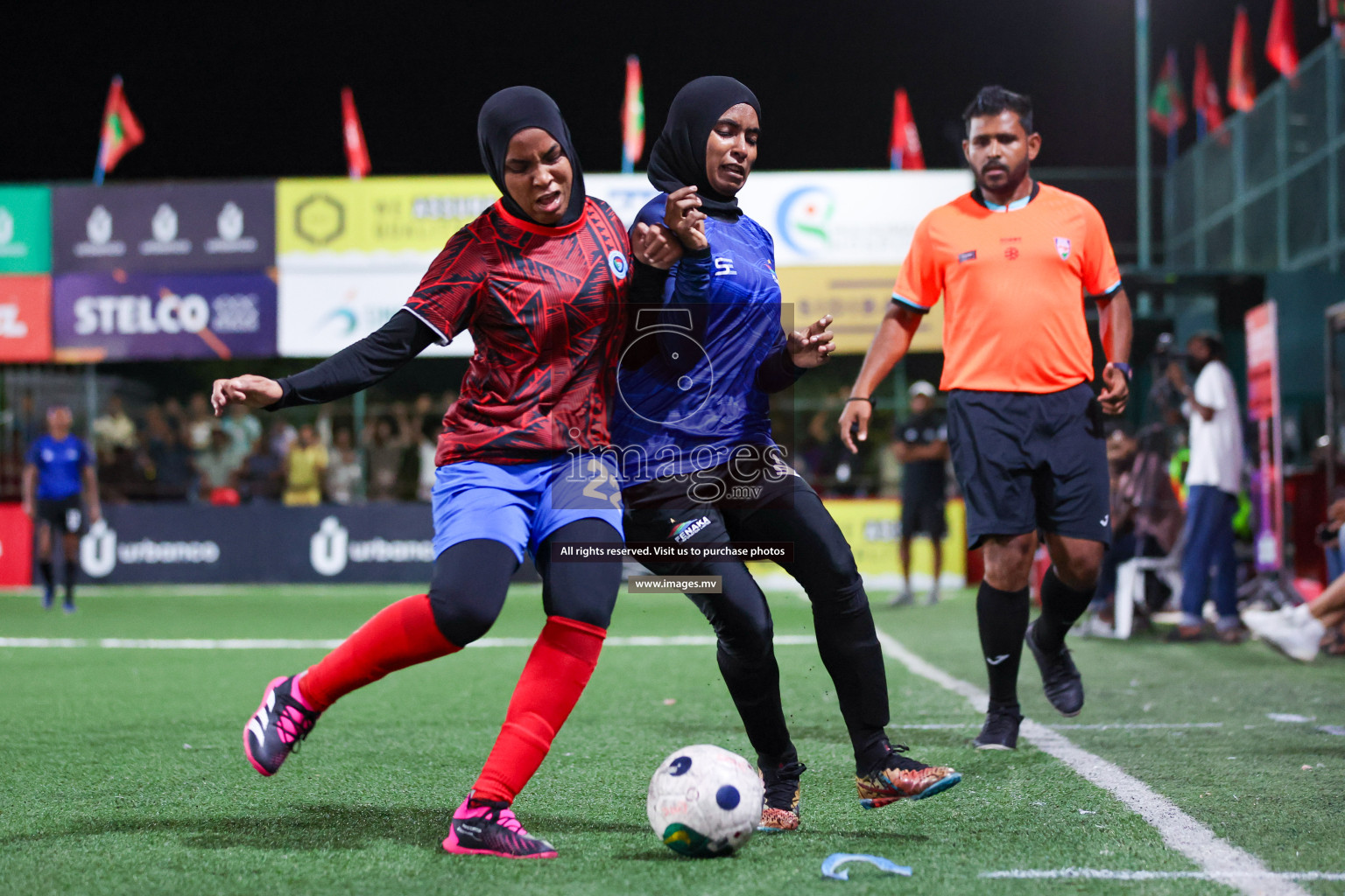 Fenaka vs Police in Eighteen Thirty 2023 held in Hulhumale, Maldives, on Sunday, 30th July 2023 Photos: Nausham Waheed / images.mv