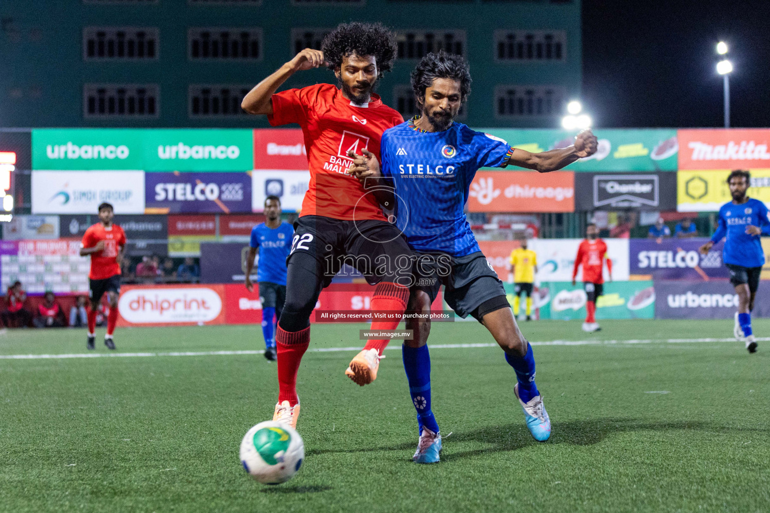 STELCO vs United BML in Quarter Final of Club Maldives Cup 2023 held in Hulhumale, Maldives, on Saturday, 12th August 2023Photos: Nausham Waheed