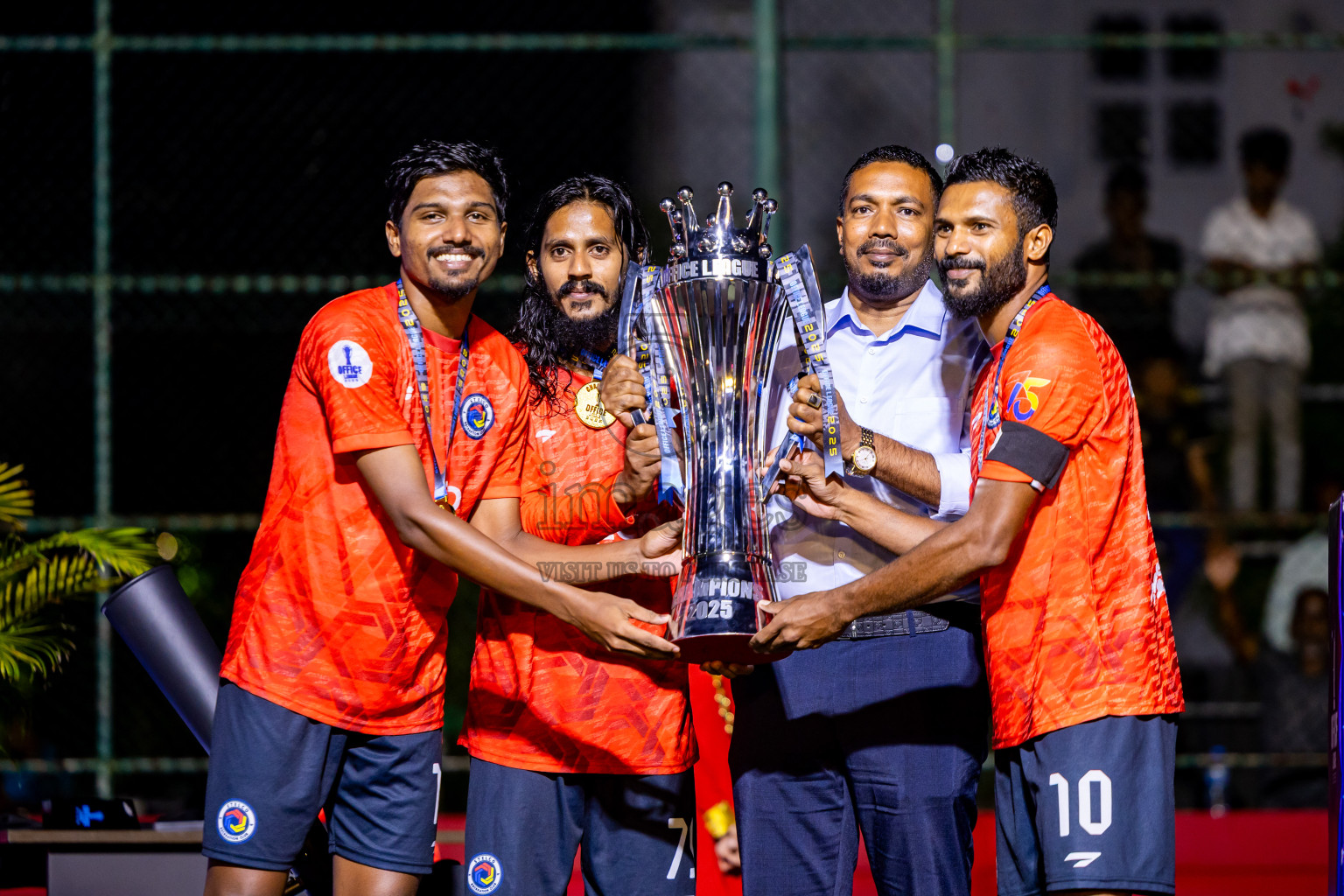Police Club vs STELCO Rc in Final of Office League 2025 was held on Friday, 9th May 2025 in Hulhumale', Maldives. Photos: Nausham Waheed  / images.mv