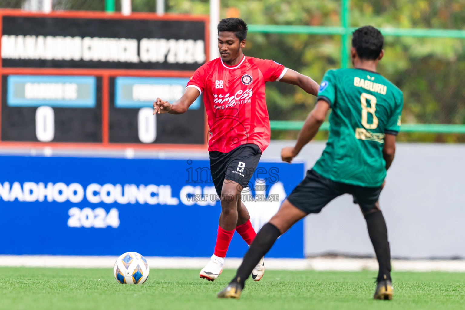 Baburu SC vs Furious SC from Manadhoo Council Cup 2024 in N Manadhoo Maldives on Saturday, 17th February 2023. Photos: Nausham Waheed / images.mv