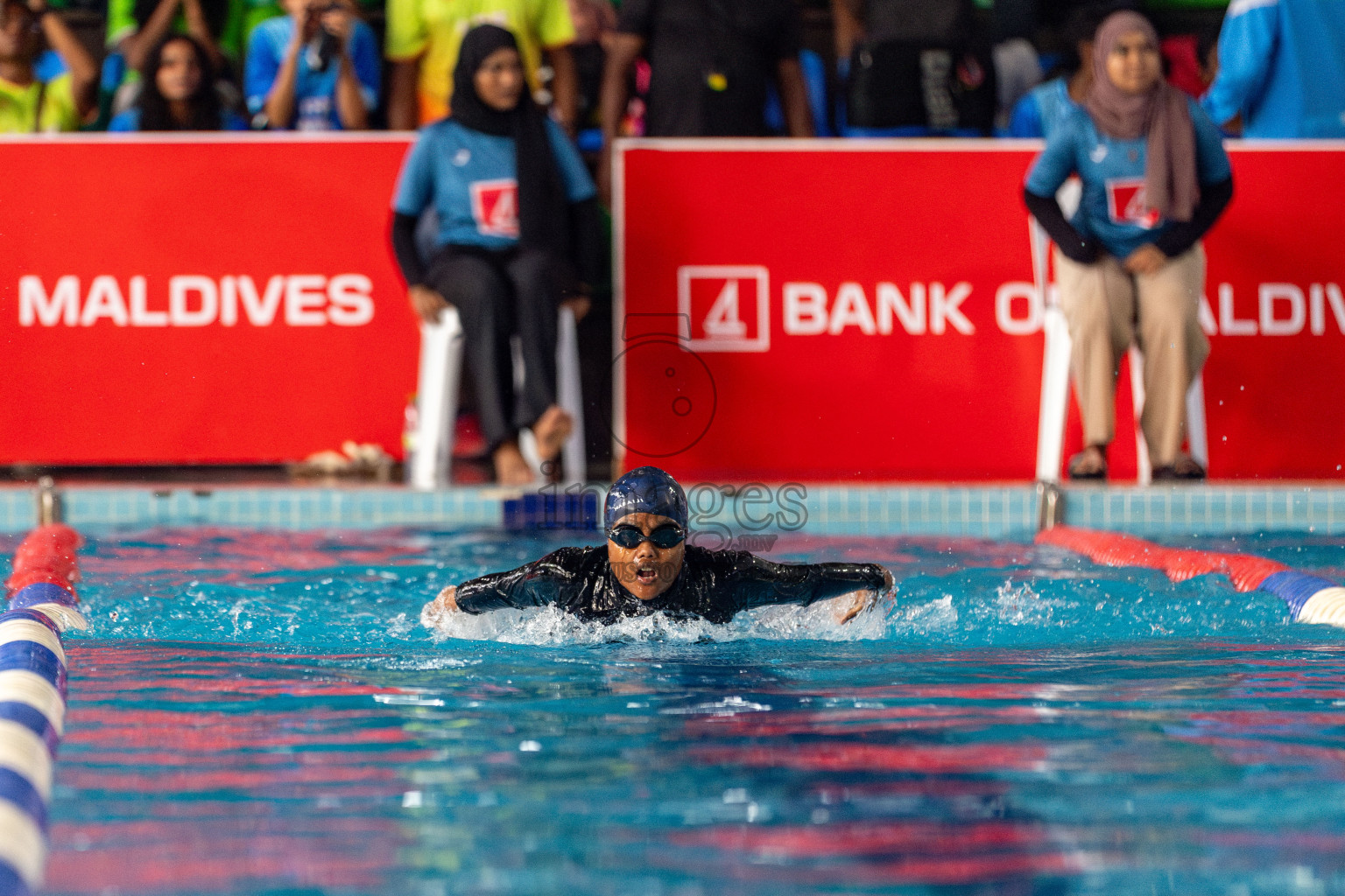 Day 3 of National Swimming Competition 2024 held in Hulhumale', Maldives on Sunday, 15th December 2024. 
Photos: Hassan Simah / images.mv