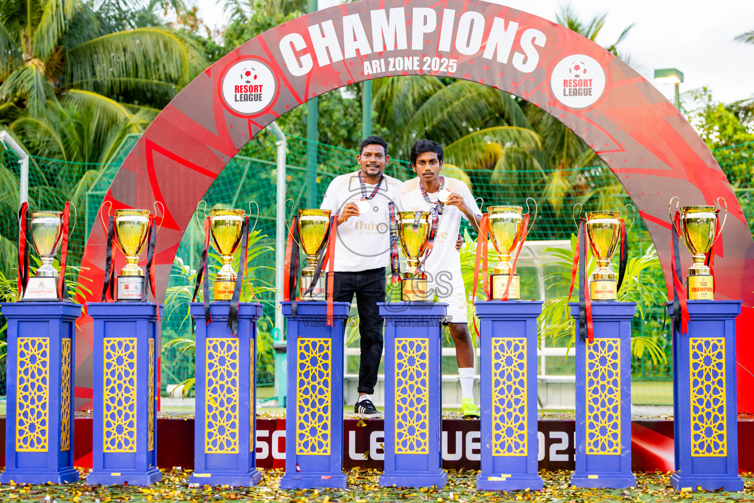 Barcelo vs Conrad in the Final of Resort League 2025 (Ari Zone) was held on Sunday, 28th June 2025 in Conrad Maldives Rangali Island, Alif Dhaalu Atoll, Maldives. Photos: Nausham Waheed / images.mv