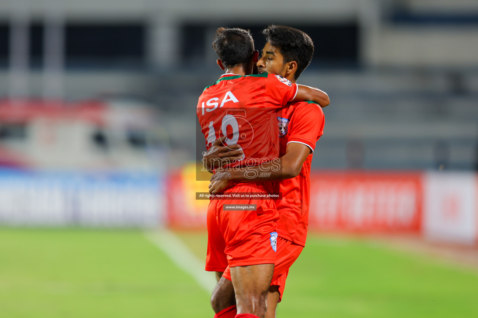 Bhutan vs Bangladesh in SAFF Championship 2023 held in Sree Kanteerava Stadium, Bengaluru, India, on Wednesday, 28th June 2023. Photos: Nausham Waheed, Hassan Simah / images.mv