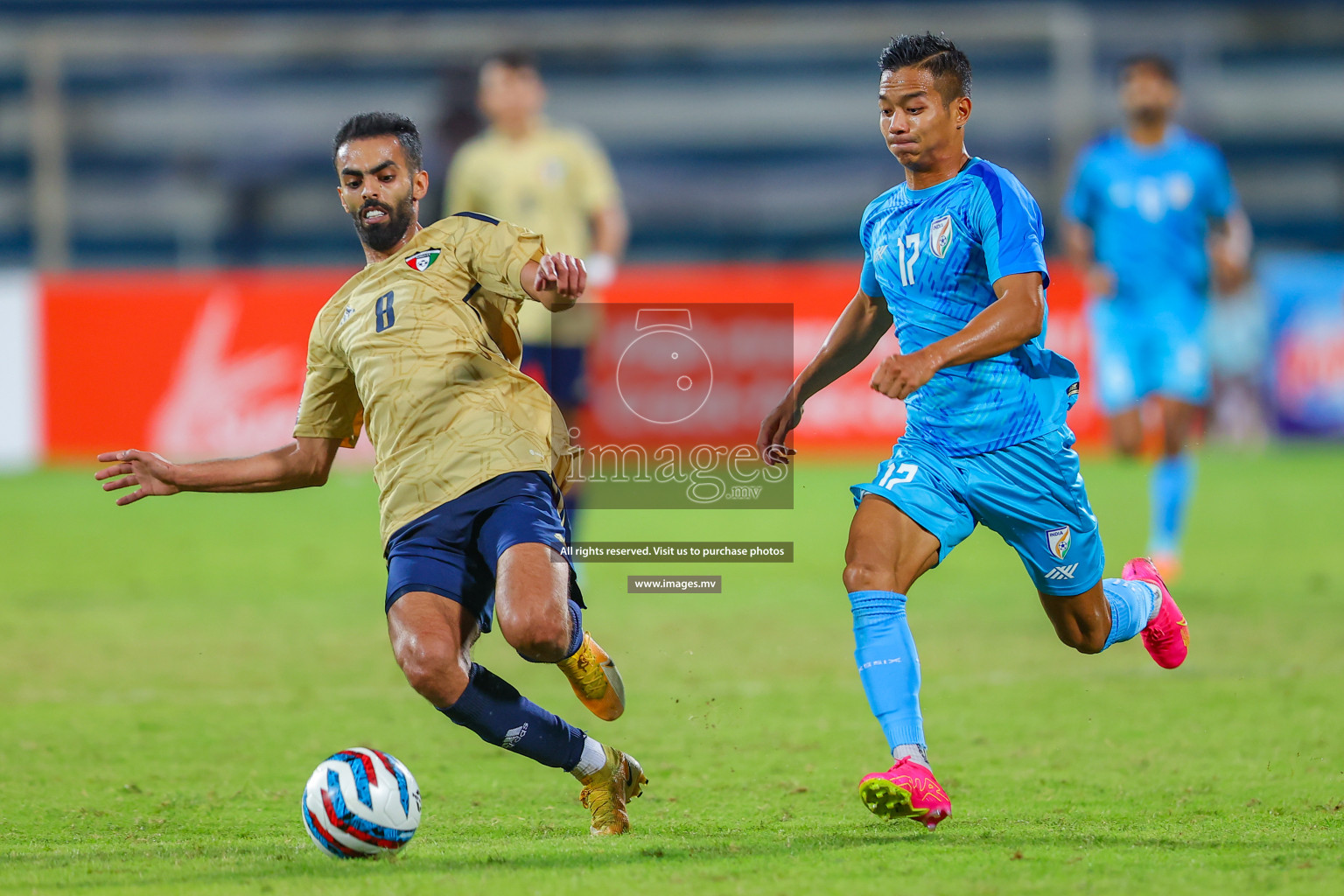 India vs Kuwait in SAFF Championship 2023 held in Sree Kanteerava Stadium, Bengaluru, India, on Tuesday, 27th June 2023. Photos: Nausham Waheed/ images.mv