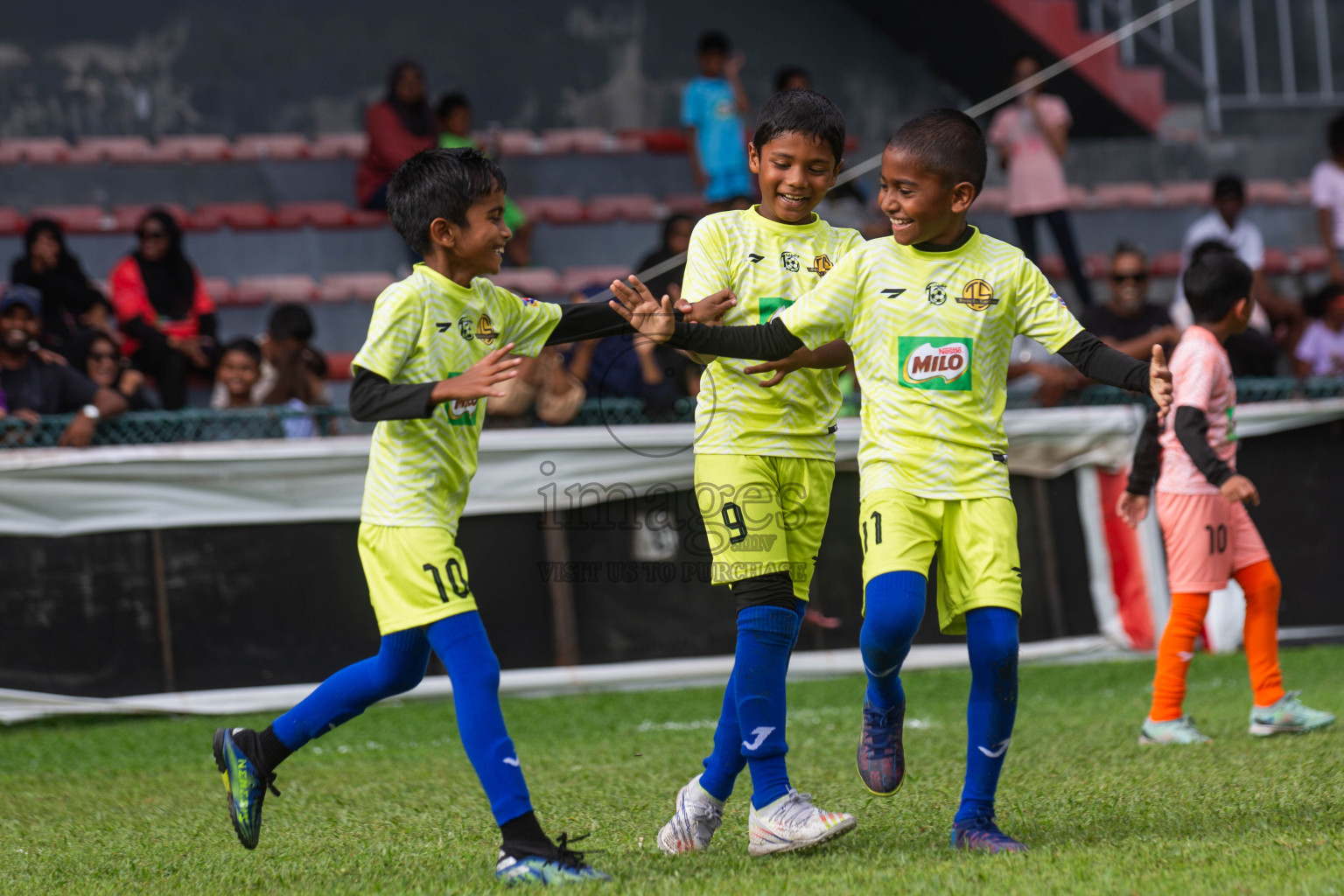 Day 2 of MILO Kids Football Fiesta was held at National Stadium in Male', Maldives on Saturday, 24th February 2024.