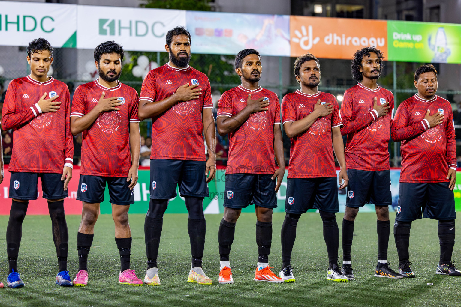 TEAM MMA vs CLUB 220 in the Semi-finals of Club Maldives Classic 2024 held in Rehendi Futsal Ground, Hulhumale', Maldives on Tuesday, 19th September 2024. 
Photos: Nausham Waheed / images.mv