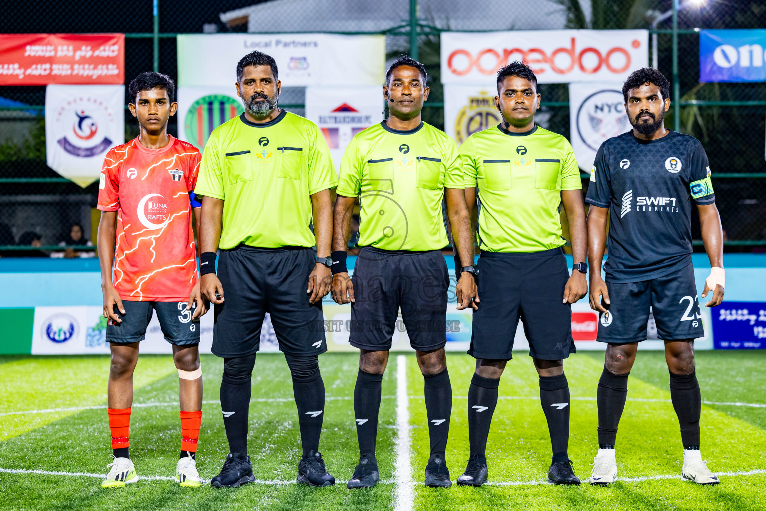 Much Black vs Raiymandhoo FC in Day 3 of Laamehi Dhiggaru Ekuveri Futsal Challenge 2024 was held on Sunday, 28th July 2024, at Dhiggaru Futsal Ground, Dhiggaru, Maldives Photos: Nausham Waheed / images.mv