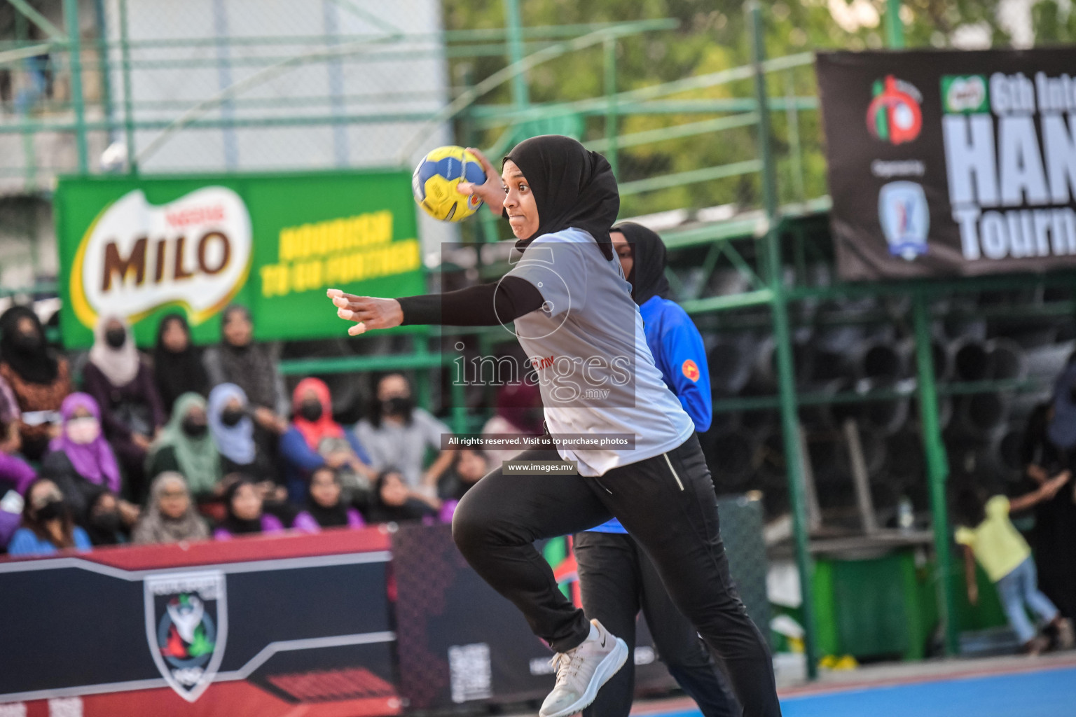 Day 3 of Milo 6th Inter Office Handball Tournament 2022 - Photos by Nausham Waheed