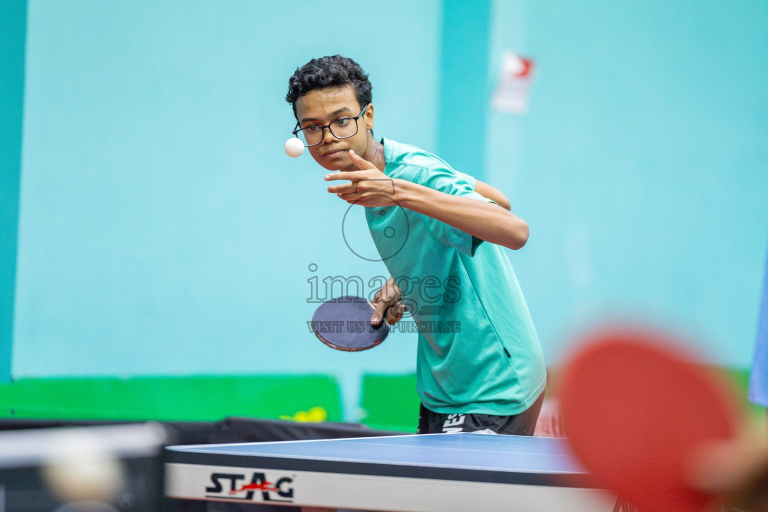 Day 3 of Interschool Table Tennis Tournament 2025 held at Male' TT Hall, Male', Maldives on Saturday, 17th May 2025. Photos By: Ismail Thoriq / images.mv