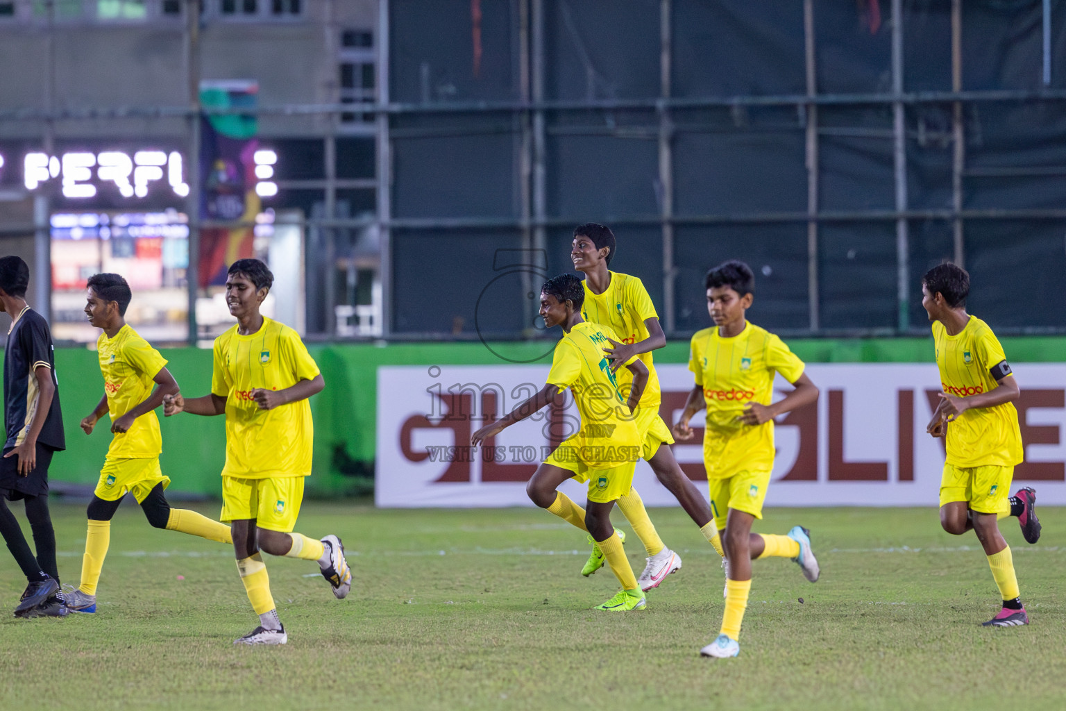 Eagles vs Maziya (U14) in Dhivehi Youth League 2024 - Day 2. Matches held at Henveiru Stadium on 22nd November 2024 , Friday. Photos: Shuu Abdul Sattar/ Images.mv