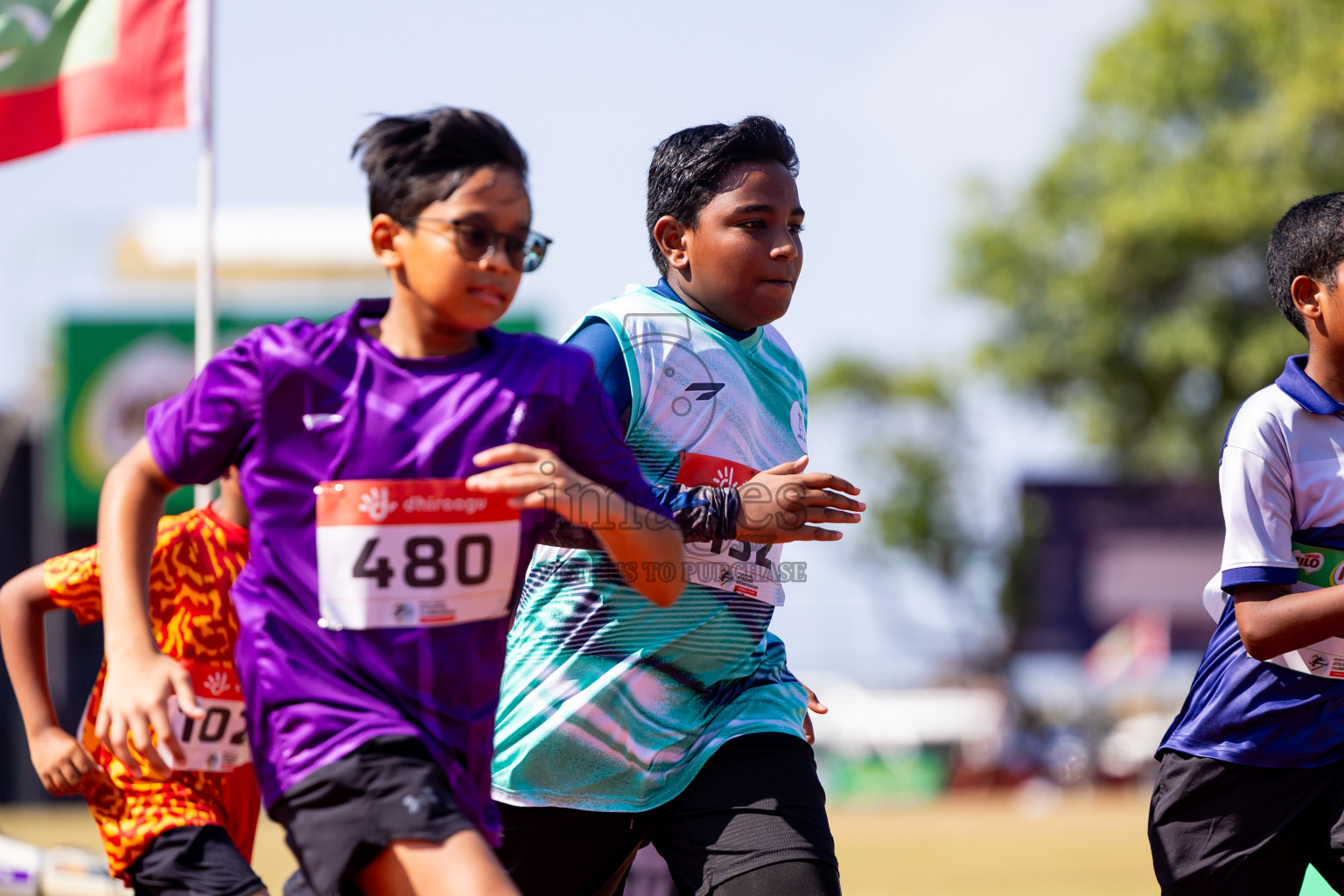 Day 3 of Inter-school Athletics Championship 2025 held in Ekuveni Synthetic Track, Male', Maldives on Wednesday, 08th October 2025. Photos by: Nausham Waheed / Images.mv