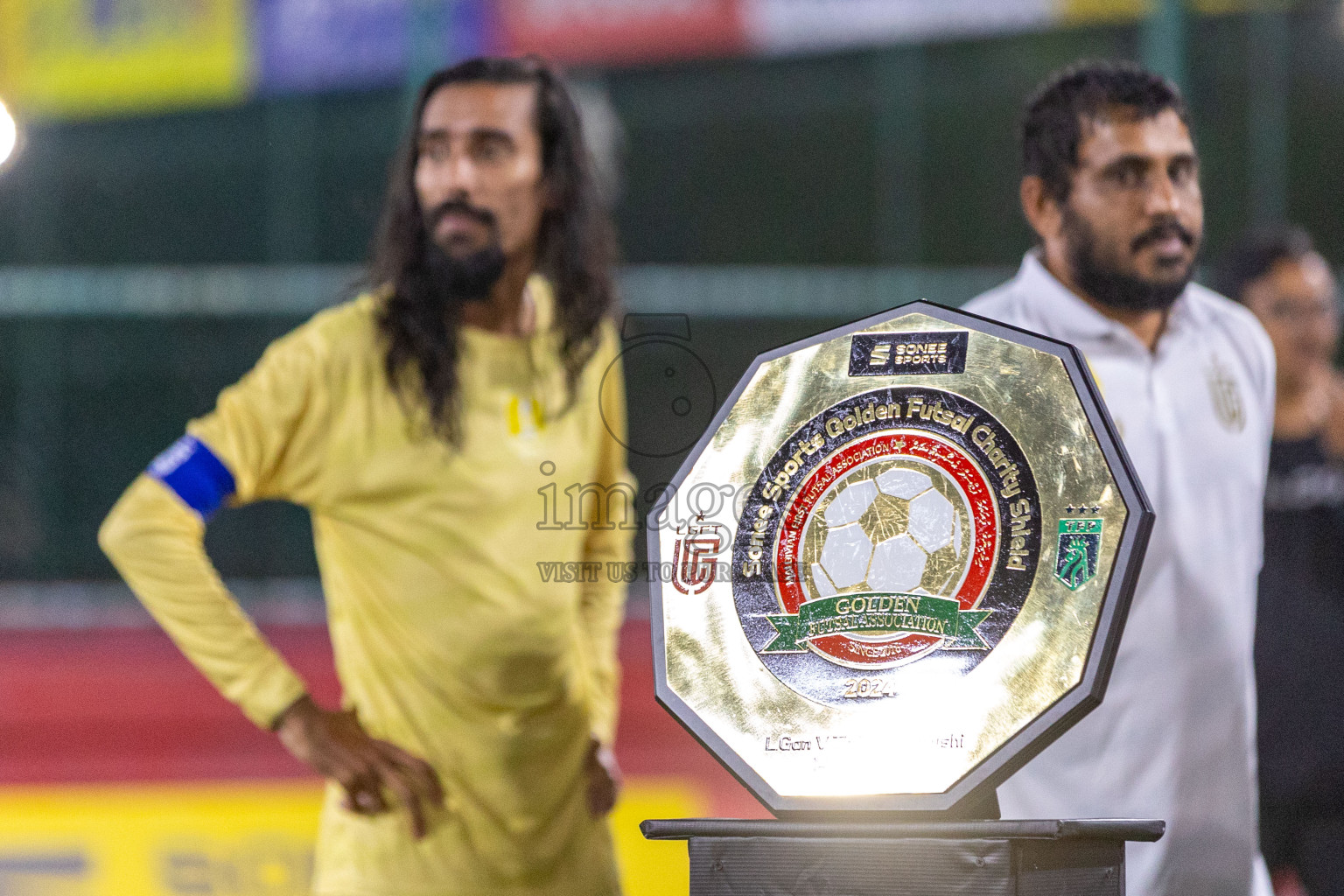 Opening of Golden Futsal Challenge 2024 with Charity Shield Match between L.Gan vs Th. Thimarafushi was held on Sunday, 14th January 2024, in Hulhumale', Maldives Photos: Ismail Thoriq / images.mv