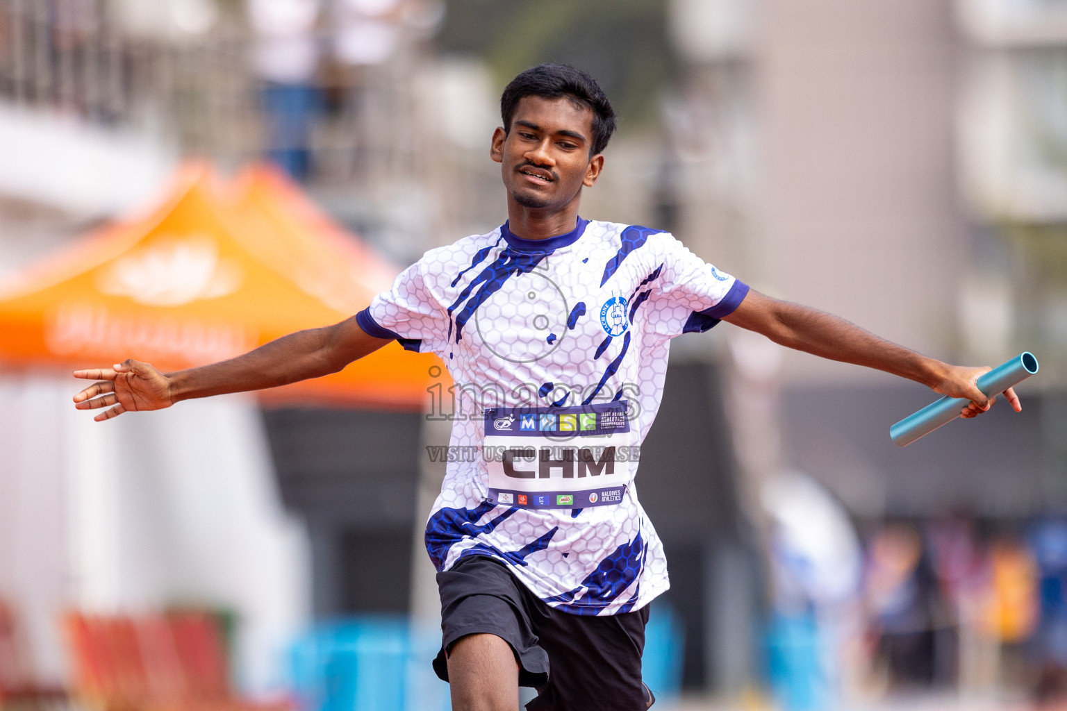 Day 5 of MWSC Interschool Athletics Championships 2024 held in Hulhumale Running Track, Hulhumale, Maldives on Wednesday, 13th November 2024. Photos by: Raif Yoosuf / Images.mv