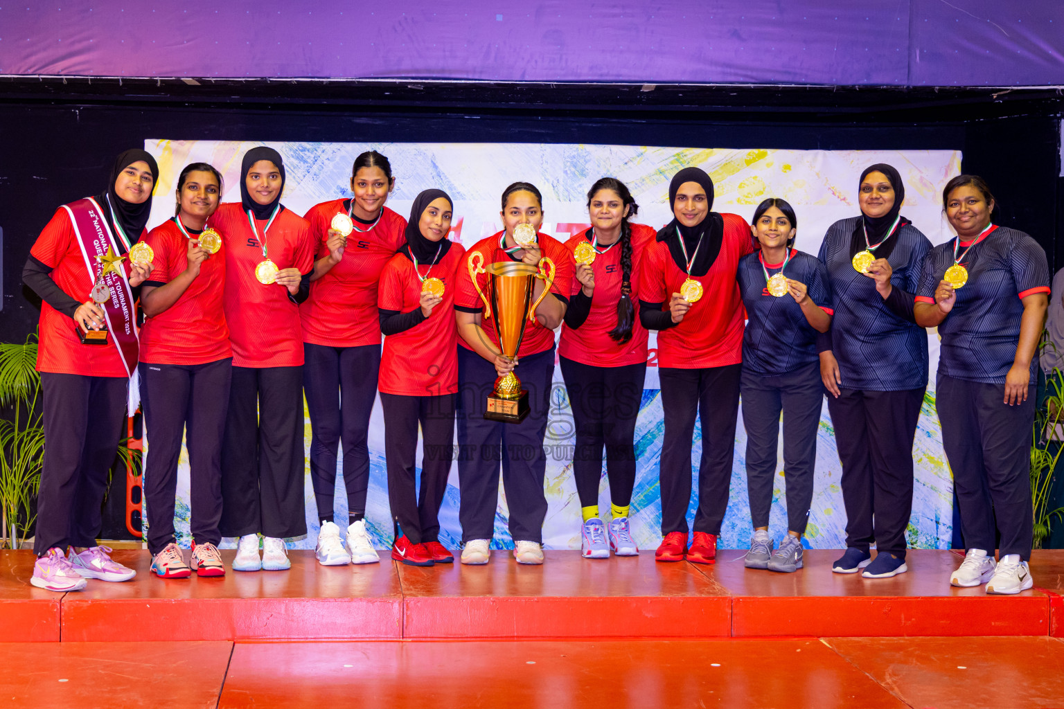 Closing ceremony of National Netball Tournament 2025 held in Social Center at Male', Maldives on Thursday, 29th May 2025. Photos: Nausham Waheed / images.mv