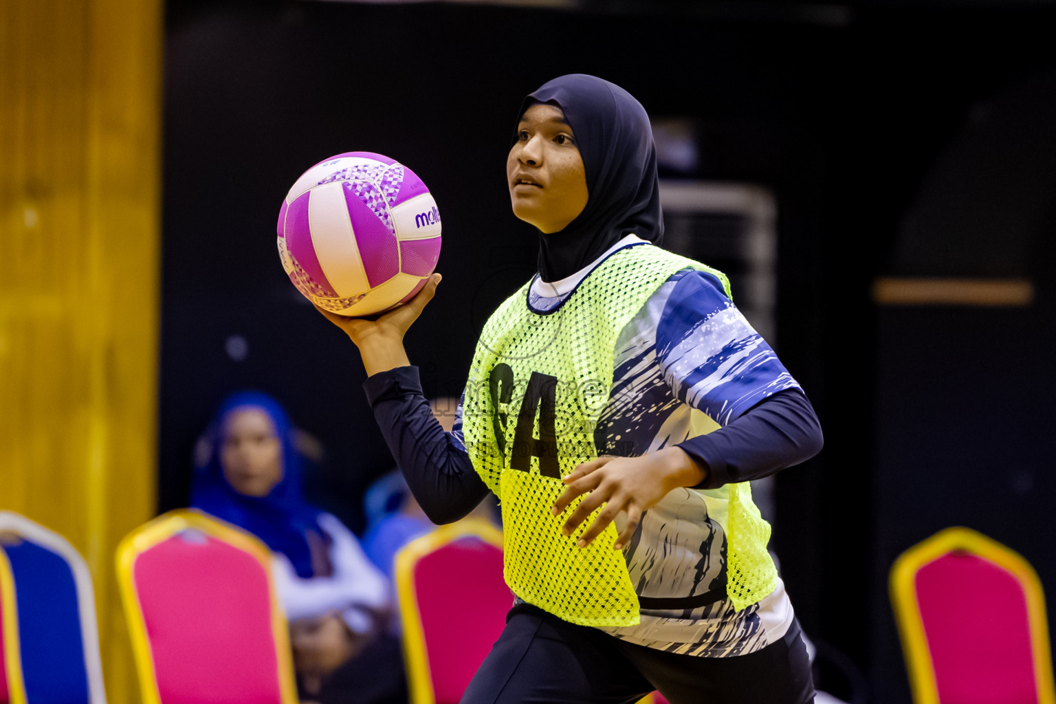 SC Skylark vs Youth United SC in Day 5 of 24th Milo Netball Association Championship held in Social Center at Male', Maldives on Friday, 5th September 2025. Photos: Nausham Waheed / images.mv