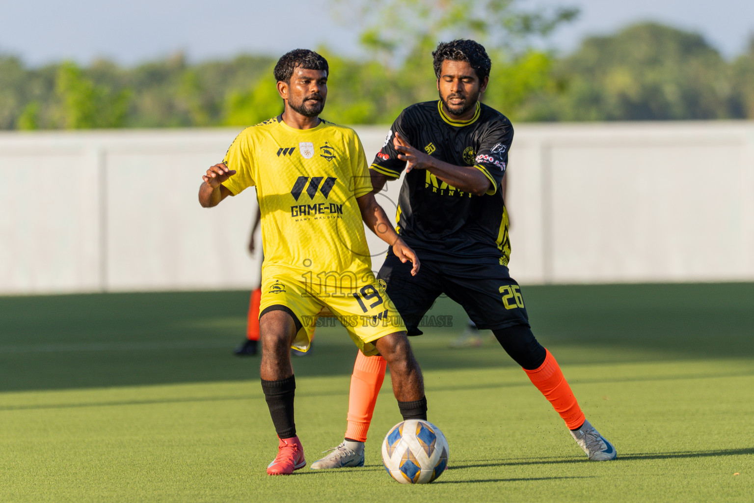 Velaa Sports Club vs Team Middle East in Day 3 of Eydhafushi Cup 2025 held in Eydhafushi Football Stadium at B. Eydhafushi, Maldives on Sunday, 7th September 2025. Photos: Arif Rasheed / images.mv