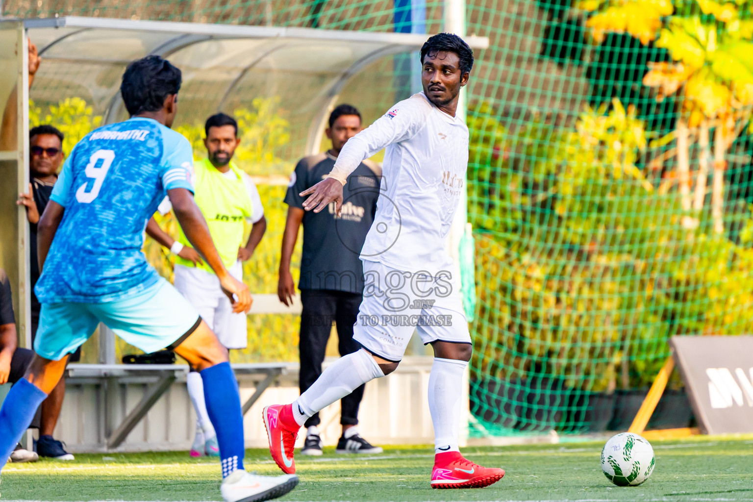 Conrad vs Kuramathi in Day 5 of Resort League 2025 (Ari Zone) was held on Tuesday, 24th June 2025 in Conrad Maldives Rangali Island, Alif Dhaalu Atoll, Maldives. Photos: Nausham Waheed / images.mv
