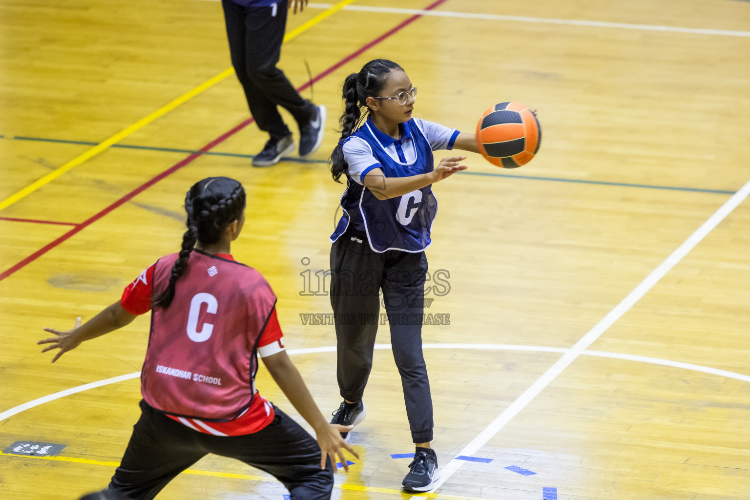 Day 8 of 25th Inter-School Netball Tournament was held in Social Center at Male', Maldives on Sunday, 18th August 2024.