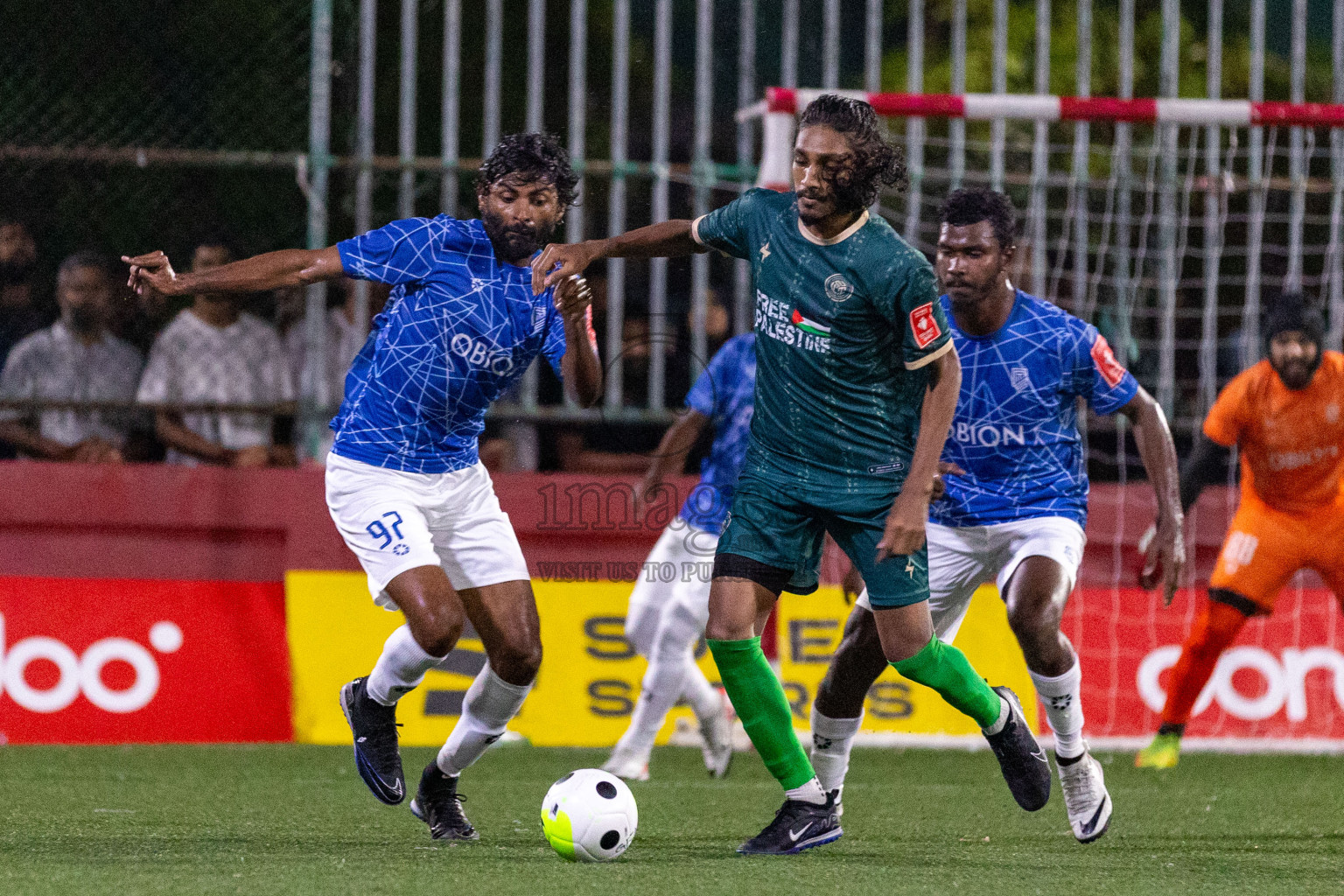 HDh Neykurendhoo vs HDh Naivaadhoo in Golden Futsal Challenge 2024 was held on Tuesday, 16th January 2024, in Hulhumale', Maldives
Photos: Ismail Thoriq / images.mv