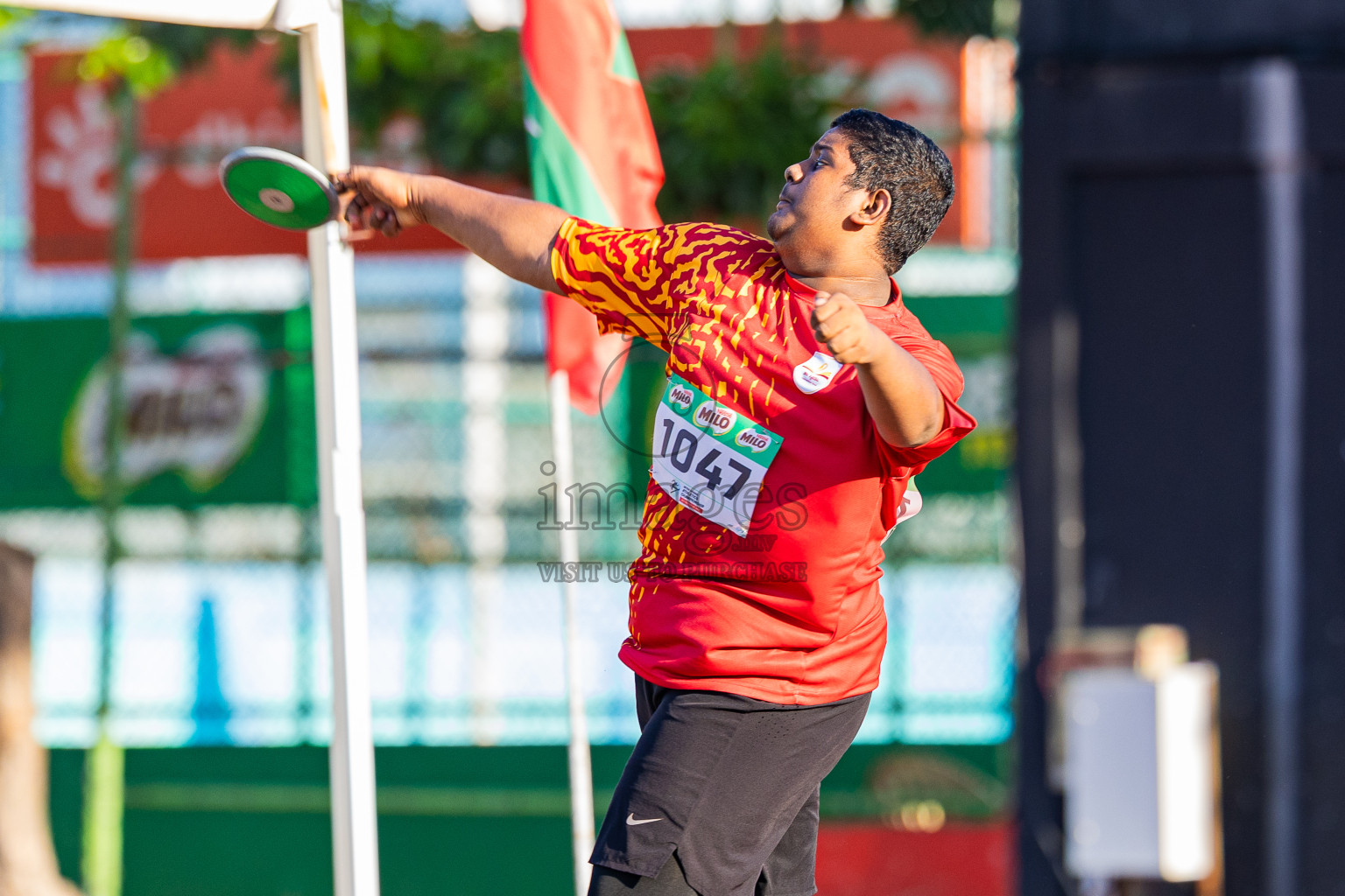 Day 1 of Inter-school Athletics Championship 2025 held in Ekuveni Synthetic Track, Male', Maldives on Monday, 06th October 2025. Photos by: Areef Adam  / Images.mv