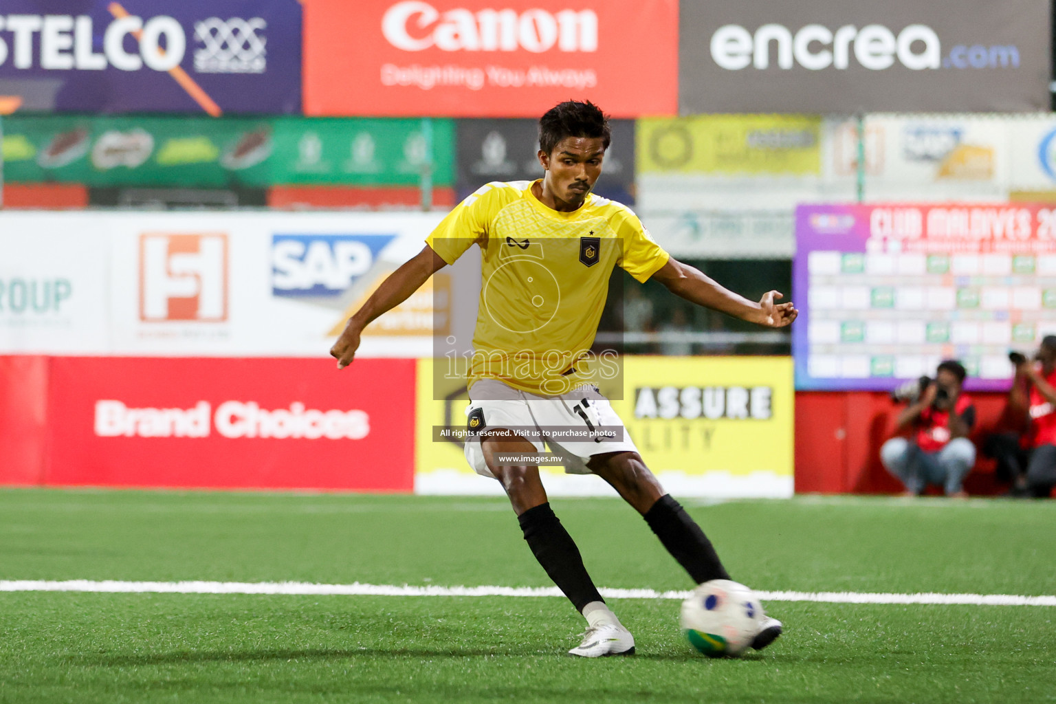 RRC vs Customs RC in Club Maldives Cup 2023 held in Hulhumale, Maldives, on Tuesday, 18th July 2023 Photos: Hassan Simah / images.mv