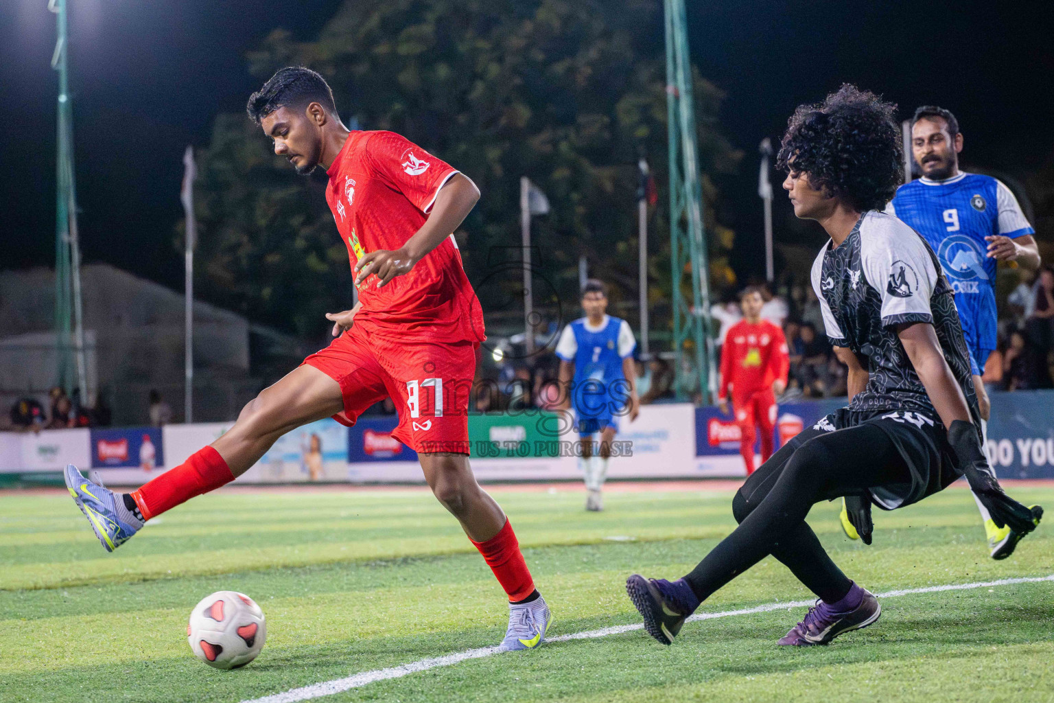 Kanmathi FC VS Best in Day 1 - Fonadhoo Youth Futsal Challenge 2025 was held in Fonadhoo Futsal Stadium, L. Fonadhoo, Maldives on Sunday, 26th October 2025 Photos: Arif Rasheed / images.mv