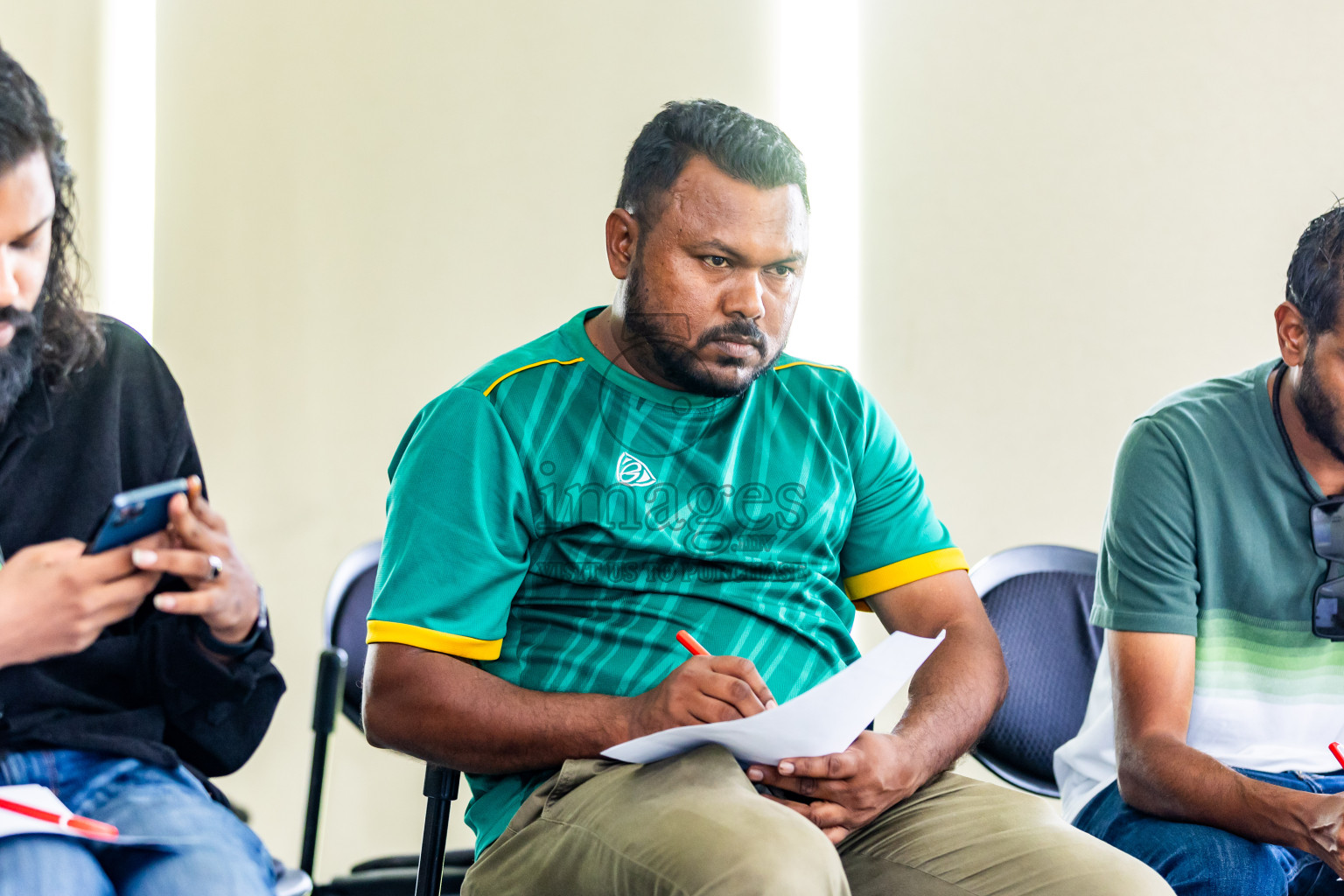 Draw Ceremony of FAM Youth Championship held in Male, Maldives, on Monday, 3rd June 2024 Photos: Nausham Waheed / images.mv