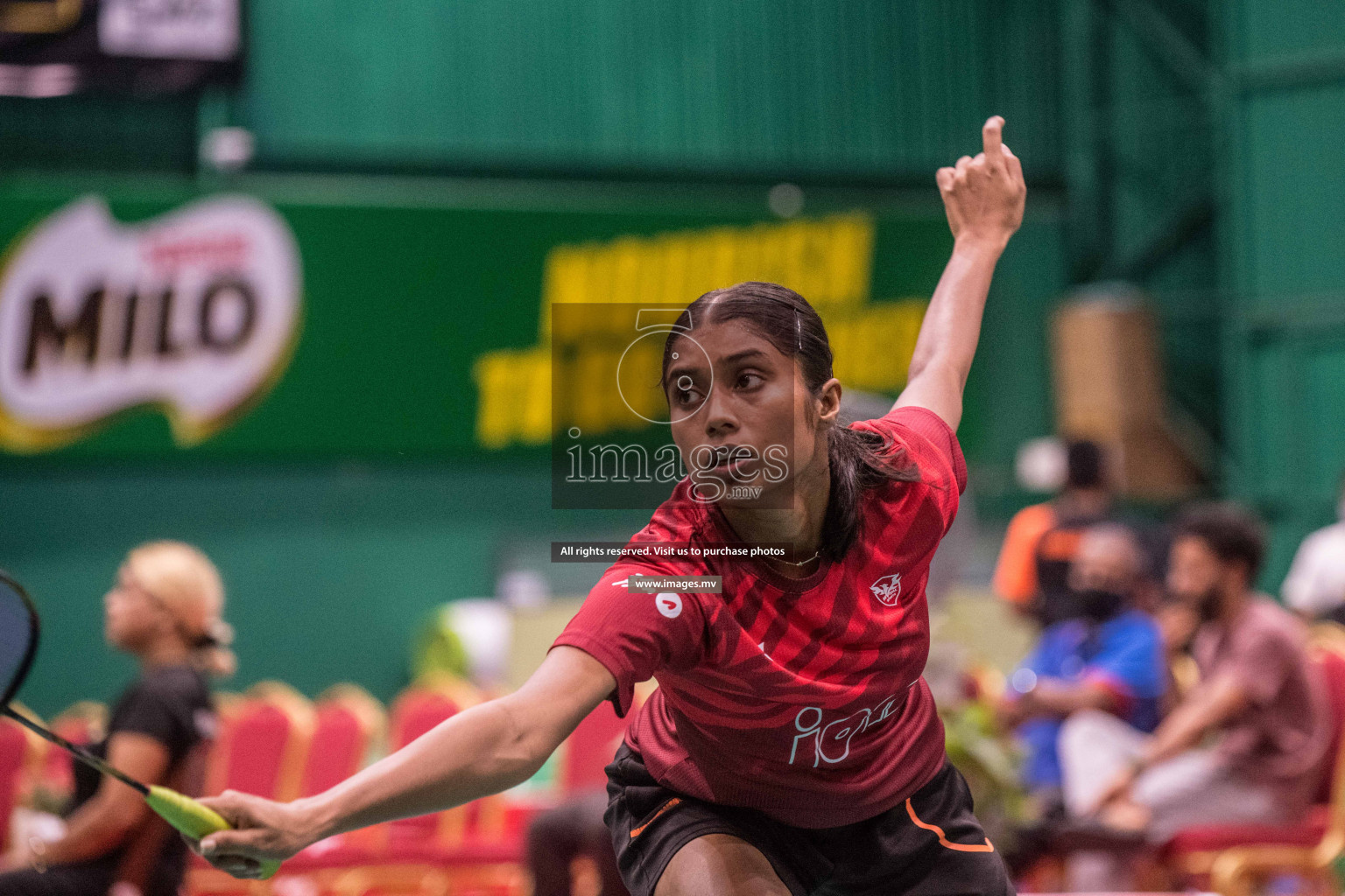 Day 4 of Badminton association mixed group championship 2021 held in Male', Maldives Photos by Nausham Waheed