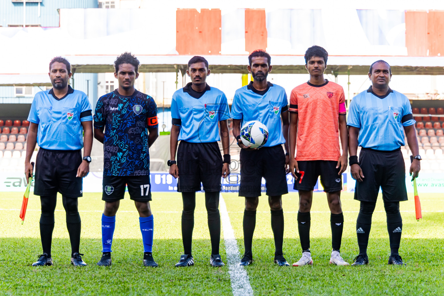 Super United Sports vs Club Eagles in Day 7 of Under 19 Youth Championship 2024 was held at National Stadium in Male', Maldives on Monday, 27th June 2024. Photos: Nausham Waheed / images.mv