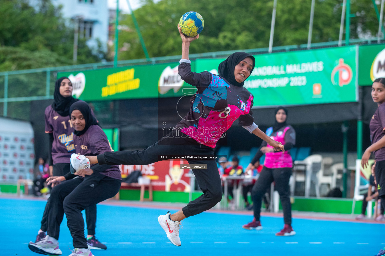 Day 15th of 6th MILO Handball Maldives Championship 2023, held in Handball ground, Male', Maldives on 6th June 2023 Photos: Nausham waheed  / Images.mv